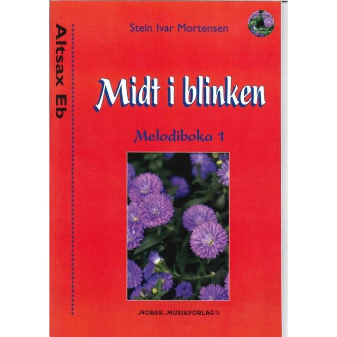 Hovedbilde Midt i blinken Melodiboka 1 Altsax Eb