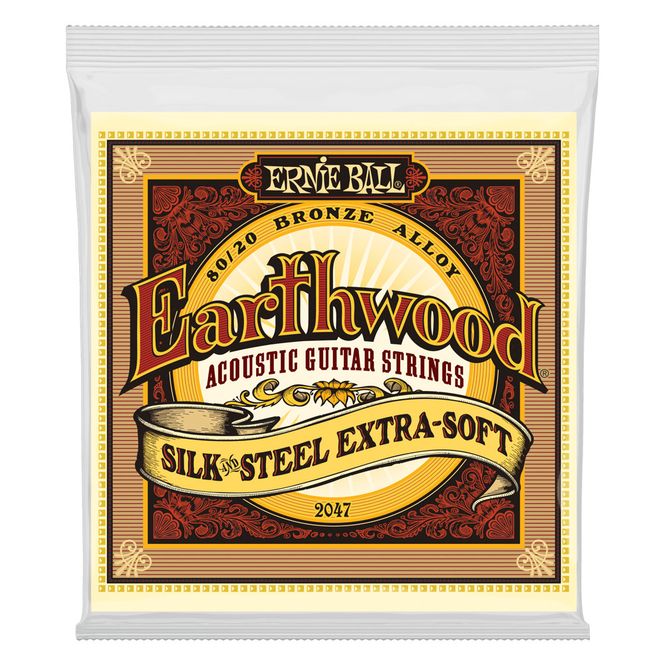 Hovedbilde Ernie Ball 2047 Earthwood Silk & Steel Extra Soft 010-050