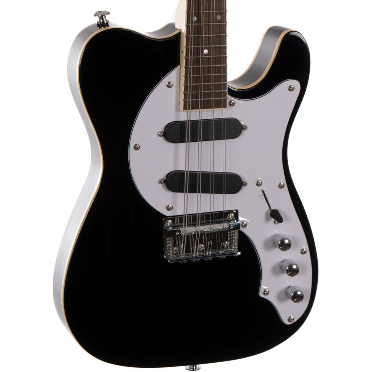 Morgan ME 10 BK - Elektrisk mandolin i Telecaster-stil, svart