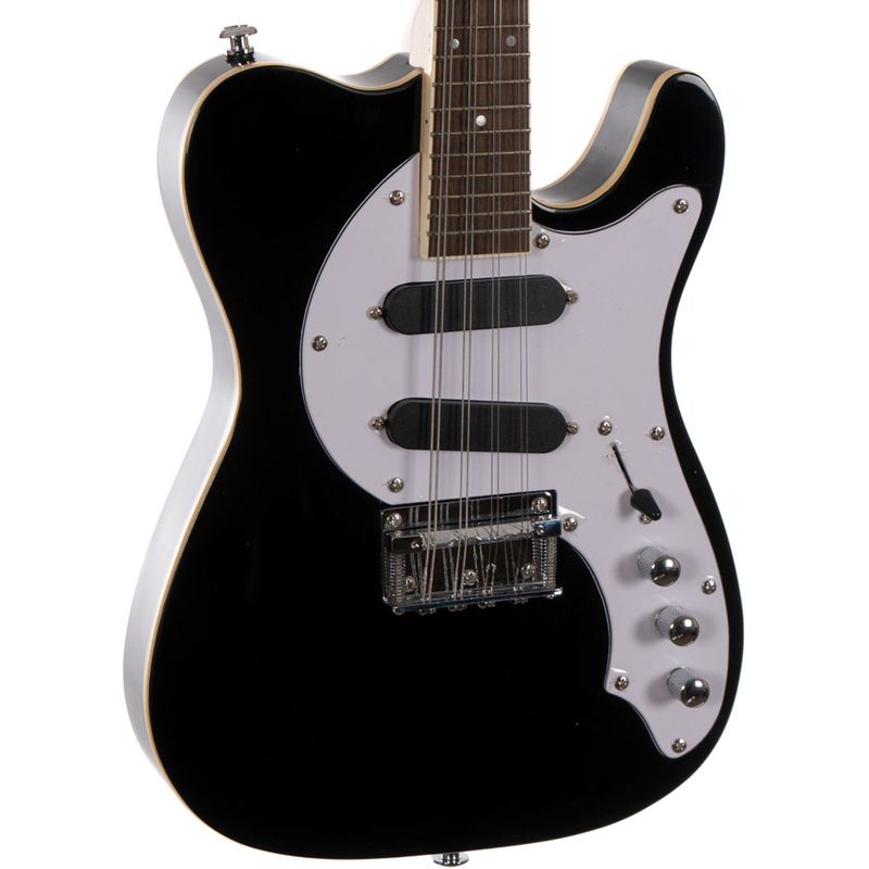 Morgan ME 10 BK - Elektrisk mandolin i Telecaster-stil, svart