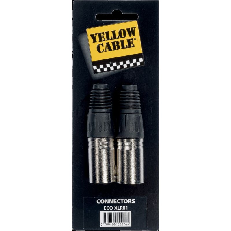 Yellow Cable XLR01 XLR-plugg hann, 2 stk