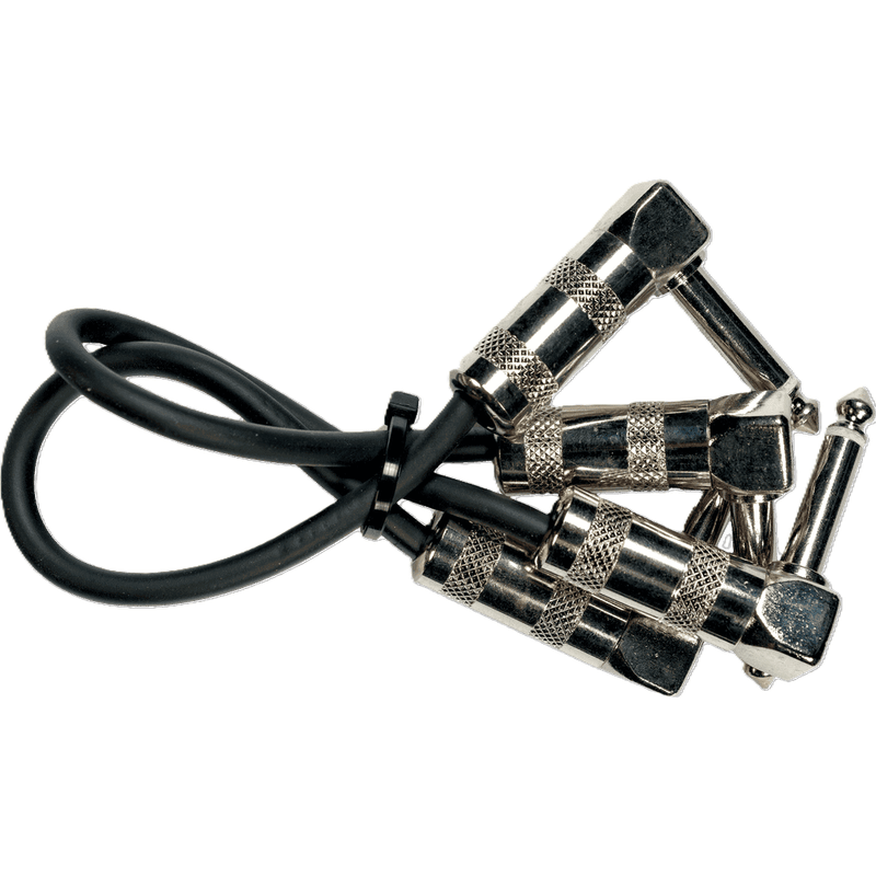 Yellow Cable P020C Jack patch-kabler 20cm vinkel/vinkel, 2 stk