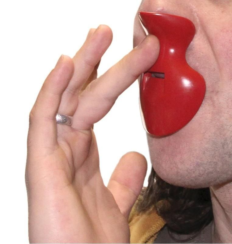 Bocarina Nesefløyte svart