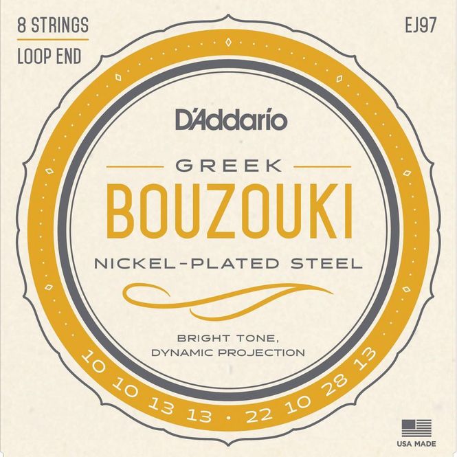 Hovedbilde D'Addario EJ97 strengesett til gresk bouzouki