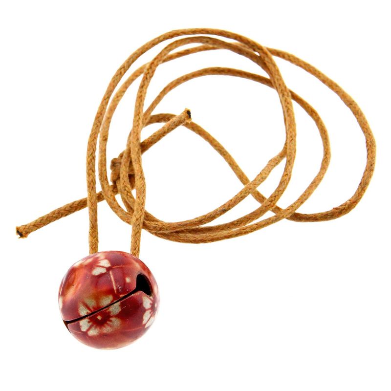 Emaljert bjelle-halskjede GKET-1