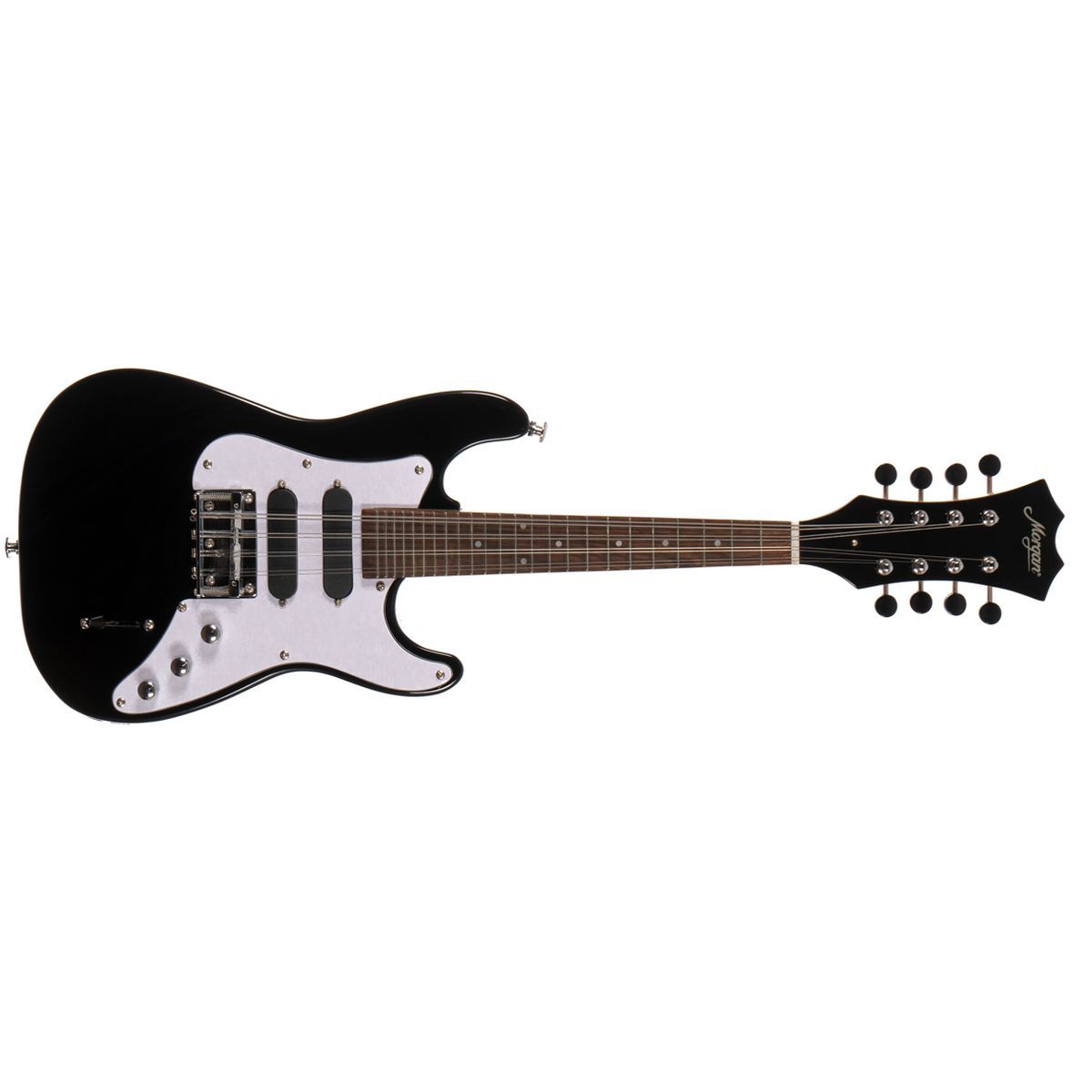 Morgan ME 13 BK - Elektrisk mandolin i Stratocaster-stil