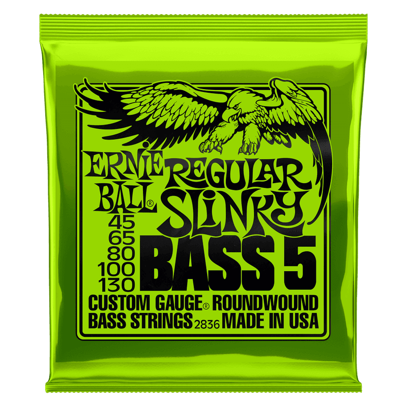 Ernie Ball 2836 Regular Slinky strenger elbass 5-strengs 045-130