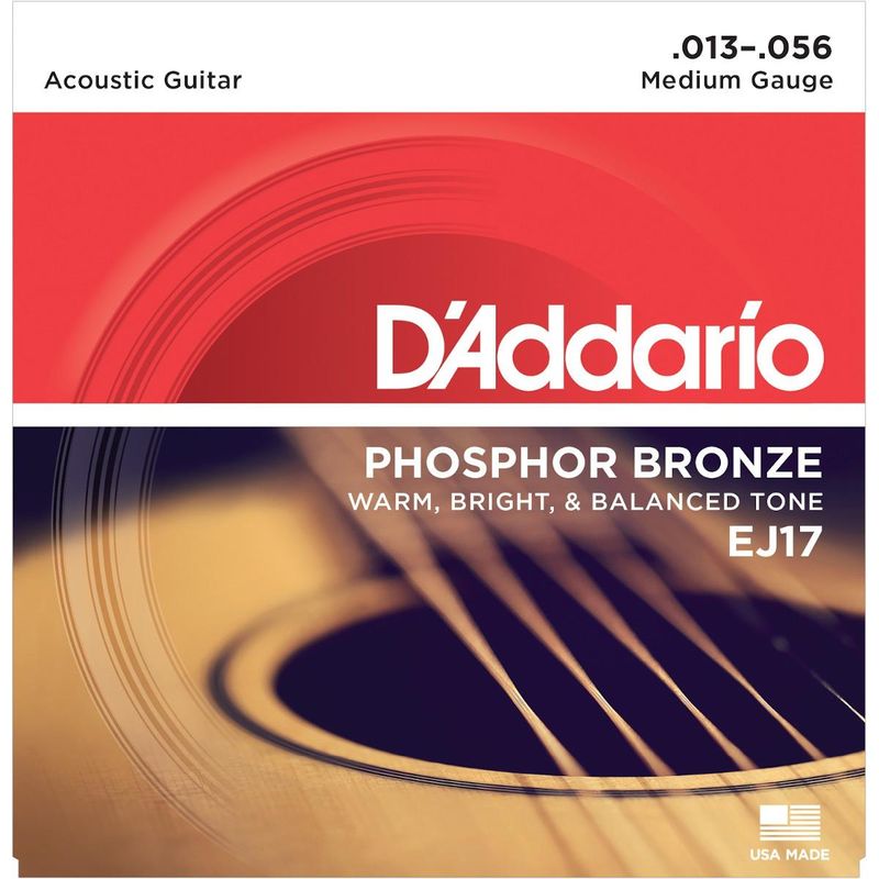 D'Addario EJ17 gitar stålstrenger Phosphor Bronze