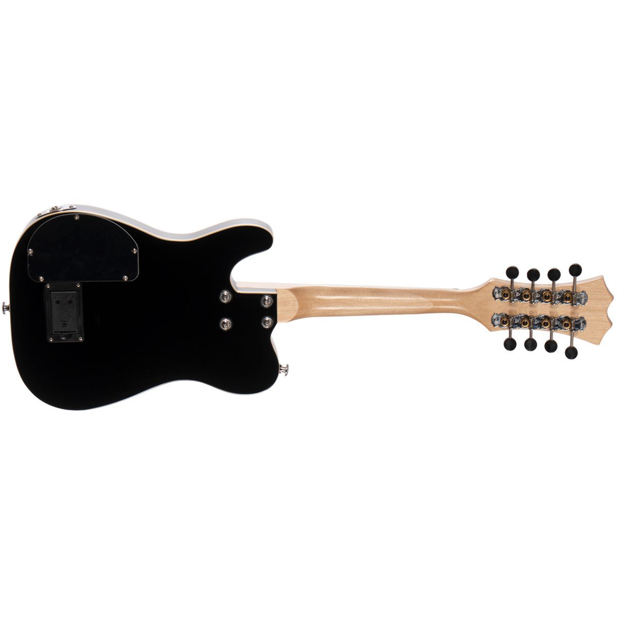 Morgan ME 12 BK - Elektrisk mandolin i Telecaster-stil, svart