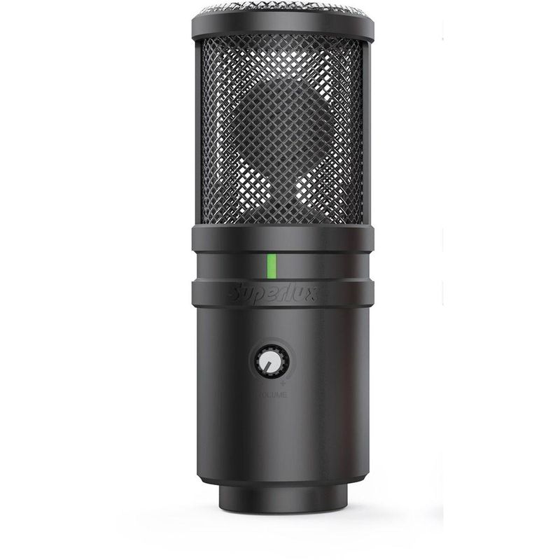 Superlux E205U MKII USB Black Mikrofon for podcast og hjemmestudio
