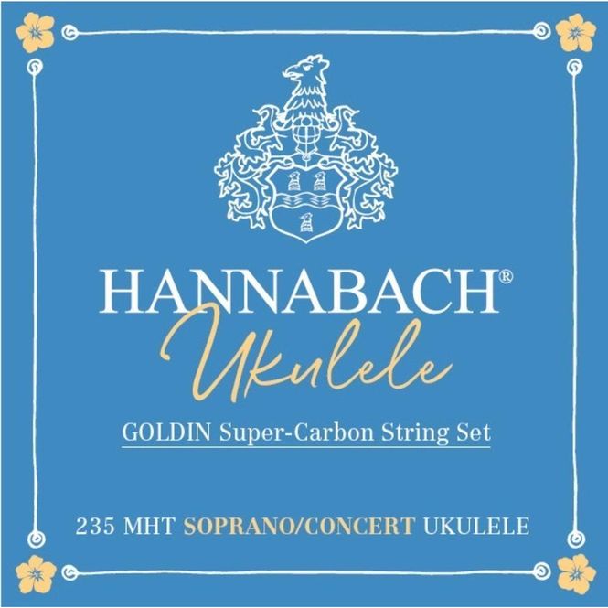 Hovedbilde Hannabach 235 MHT Ukulelestrenger Goldin Sopran/Concert