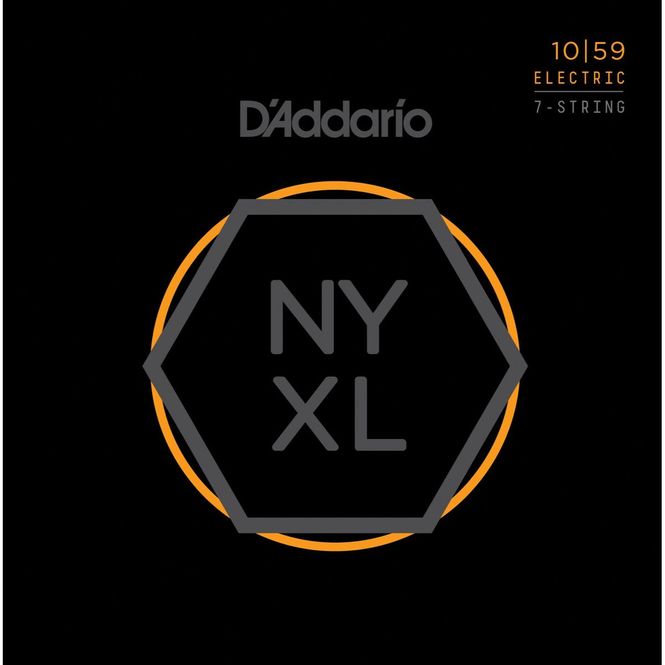 Hovedbilde D'addario NYXL1059 Elgitarstrenger 7-strengs 10-59