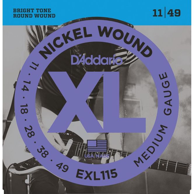 Hovedbilde D'Addario EXL115 Elgitarstrenger, 011-049