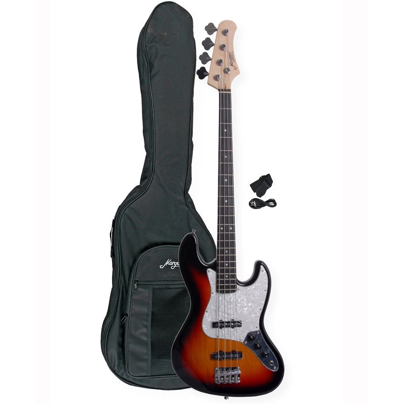 Morgan elbass JB 420 SB, sunburst, med bag