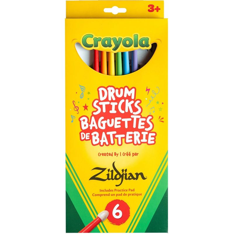 Zildjian Crayola Kids Drumsticks, Trommestikker for barn