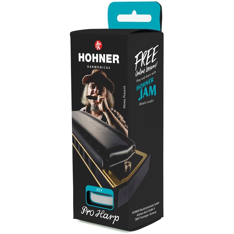 Hohner Pro Harp G-dur Diatonisk munnspill