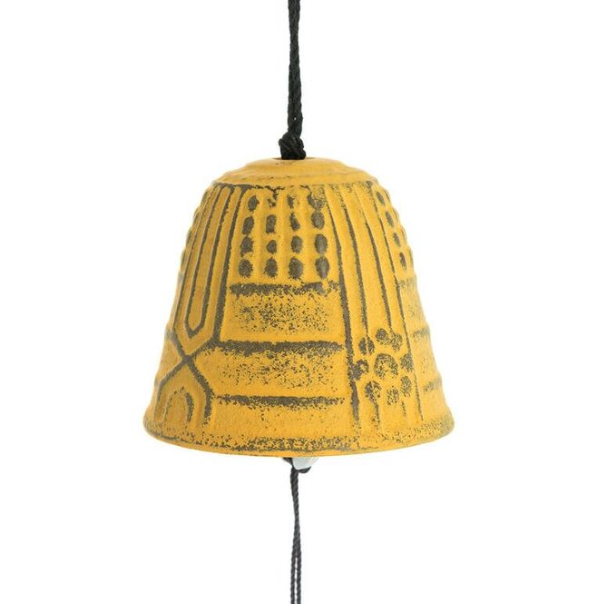 Hovedbilde Iwachu Furin Tsurigane Wind Chime 4,5 cm, Gul