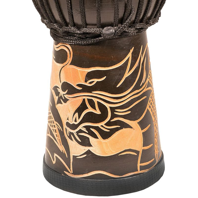 Djembe av mahogni 40 cm, Drage