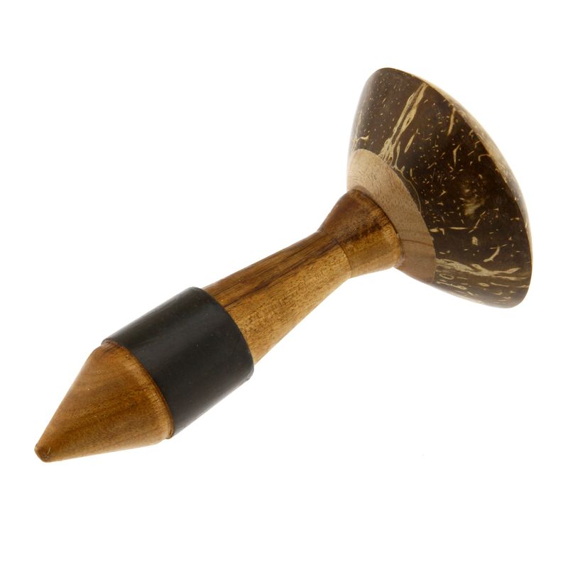 Maracas av kokosnøtt liten 16 cm MAR-6