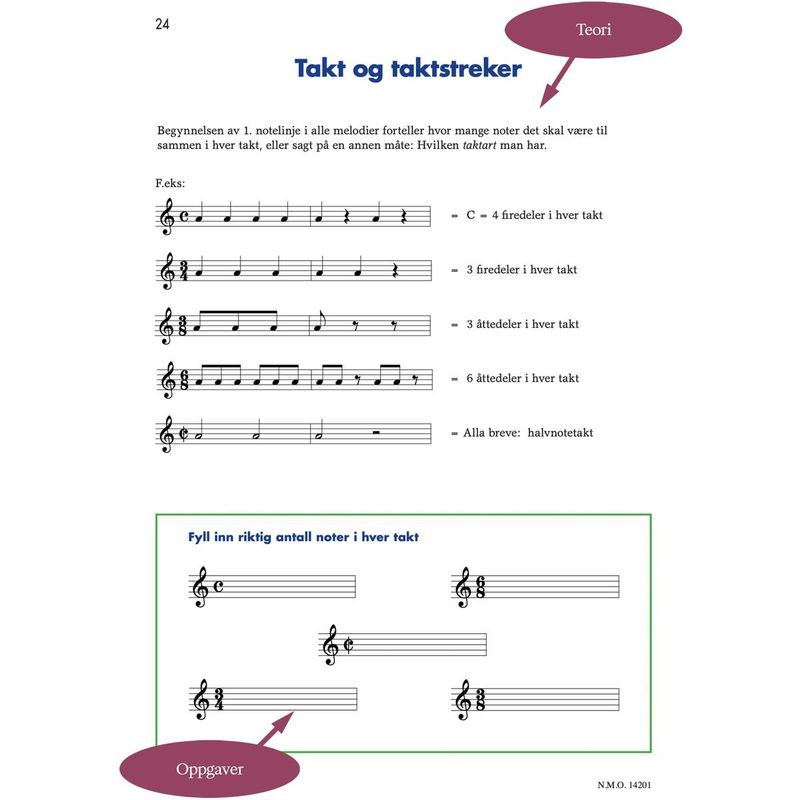 Noteleken 2 G-nøkkel - Fiolin
