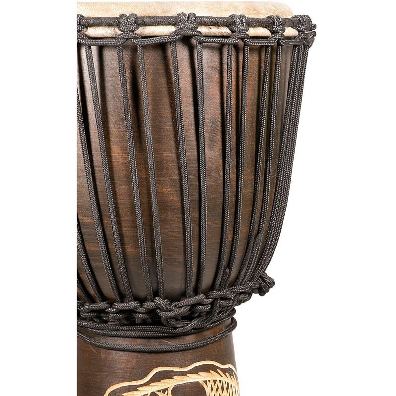 Djembe av mahogni 50 cm, Drage