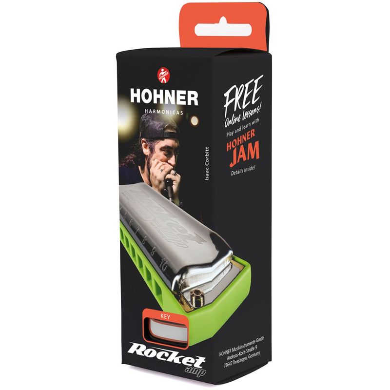 Hohner Rocket Amp D-dur Diatonisk munnspill