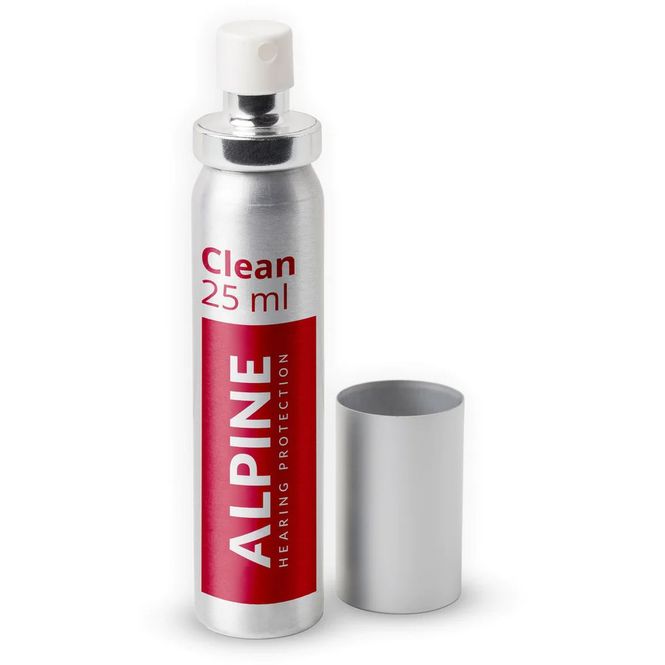 Hovedbilde Alpine Clean 25ml Desinfeksjonsspray for øreklokker og ørepropper