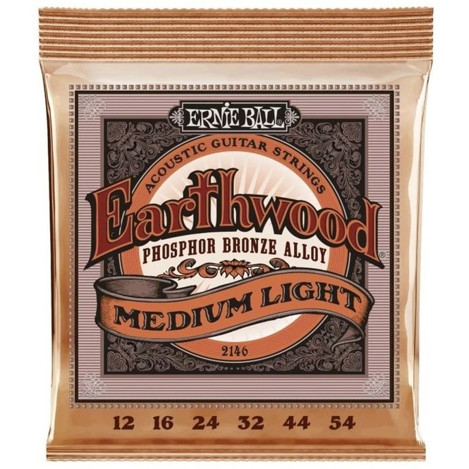 Hovedbilde Ernie Ball 2146 Earthwood Phosphor Bronze 12-54 Strenger akustisk gitar