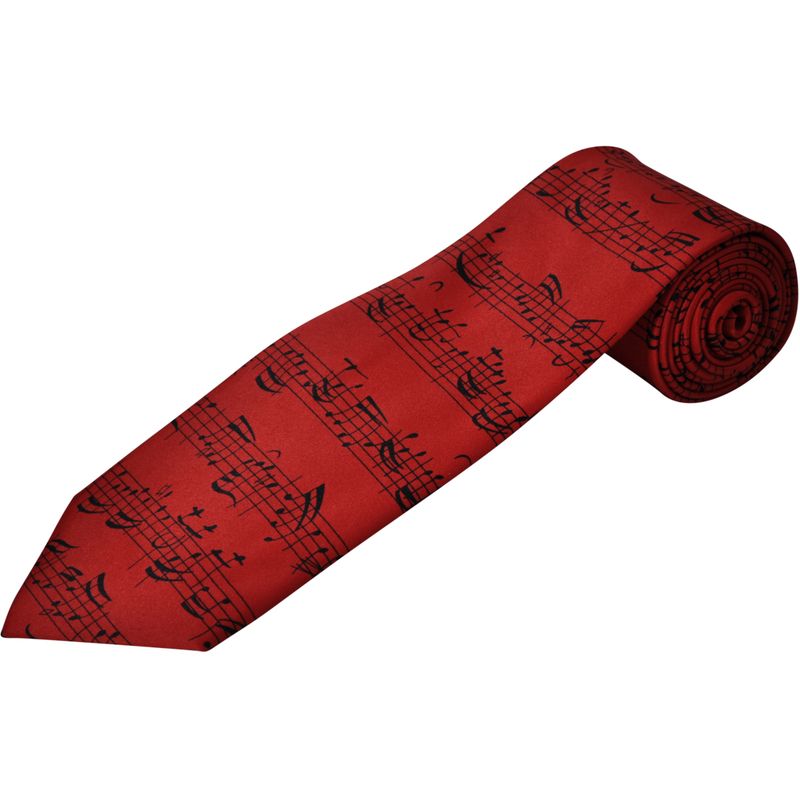 Slips med noter, rødt, TS-856