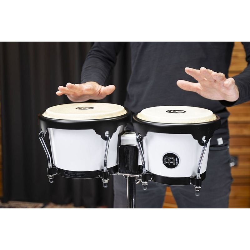 Meinl HB50WH Headliner Journey Series Bongotrommer, Bright White