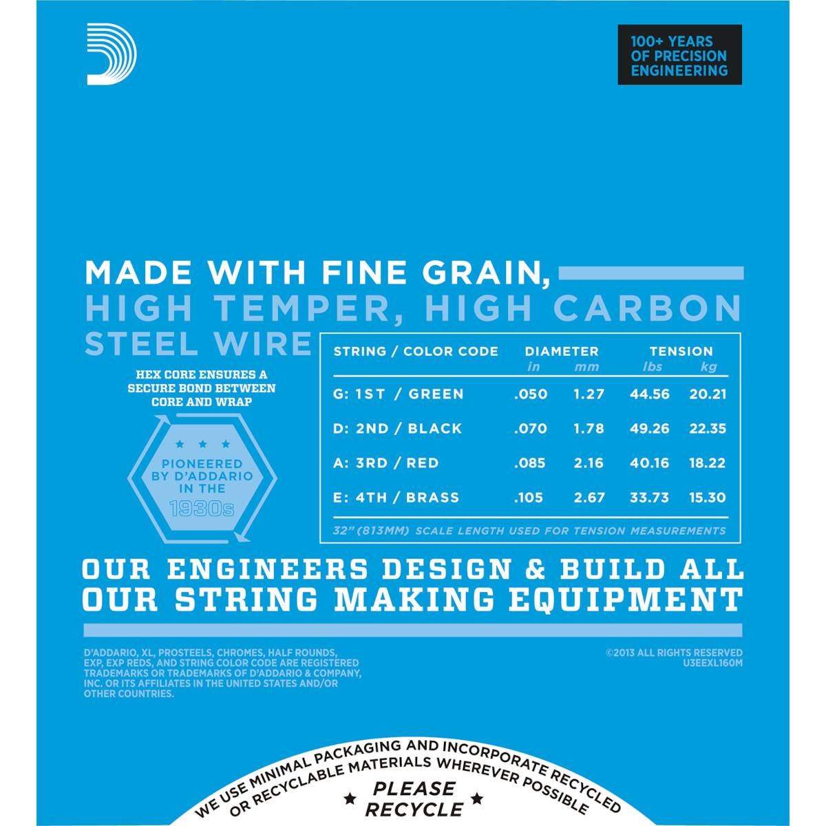 D'Addario EXL160M Basstrenger