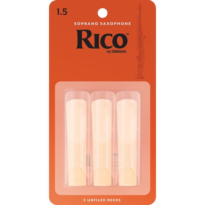 Hovedbilde Rico RIA0315 fliser for sopran-saksofon 1.5, 3 stk