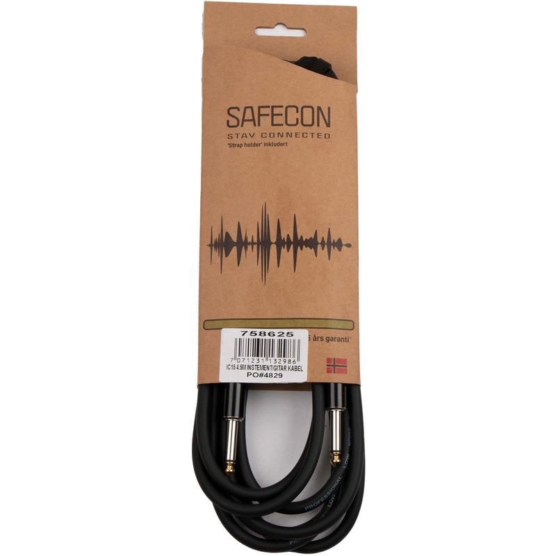 Safecon IC15 4,5m Gitarkabel