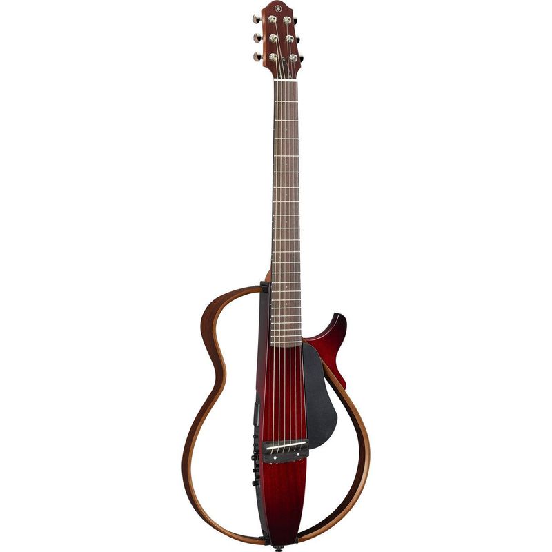 Yamaha SLG200S Silent Guitar Stålstrengs Crimson Red Burst
