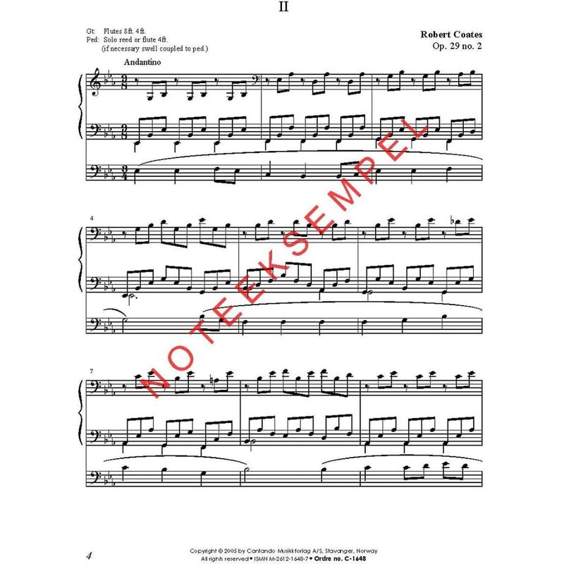 Festmusikk for orgel, hefte 17