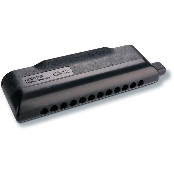 Hovedbilde Hohner CX 12 F black Kromatisk munnspill
