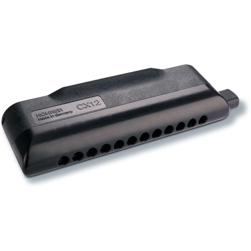 Hohner CX 12 F black Kromatisk munnspill