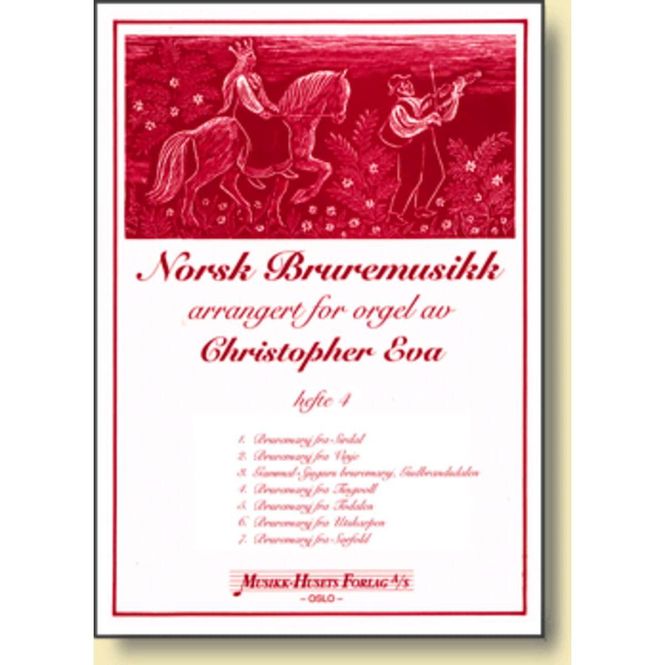 Hovedbilde Norsk Bruremusikk 4, notehefte for orgel