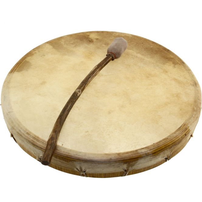 Hovedbilde Shaman-tromme 40 cm m/klubbe