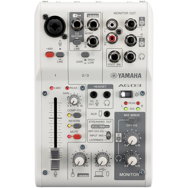 Yamaha AG03 MK2 Analog mikser hvit