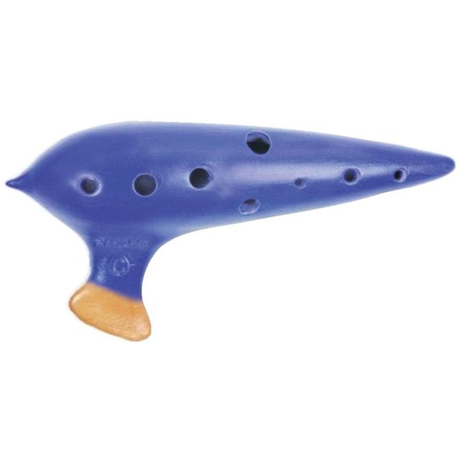Hovedbilde Gewa Ocarina Classic C-stemt, blå glasur