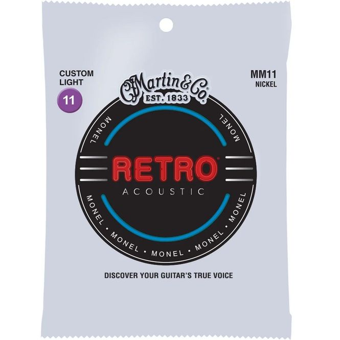 Hovedbilde Martin Retro MM11 Custom Light gitar stålstrenger 011-052
