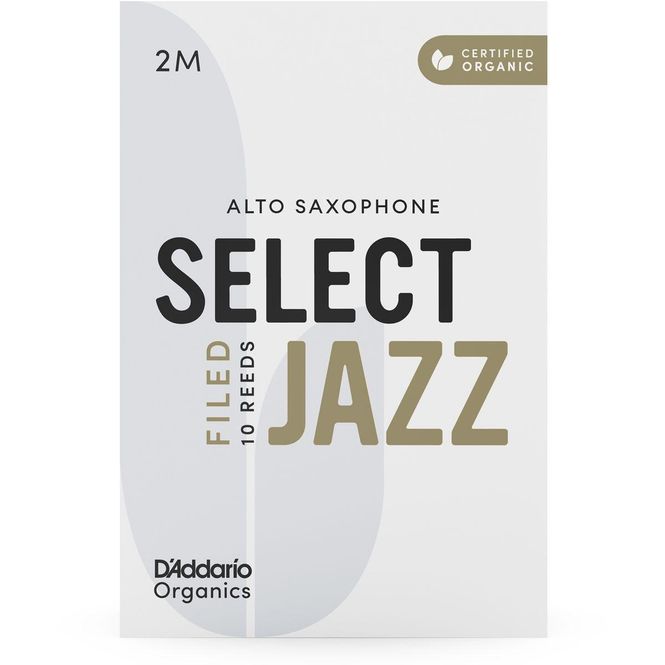 Hovedbilde D'Addario Select Jazz Filed ORSF10ASX2M flis altsax 2M 10 stk