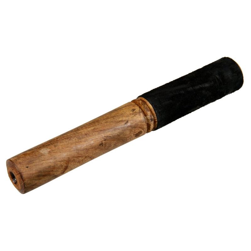 Kølle til syngeboller 19x3 cm Lær Svart, SCH-KS-2S