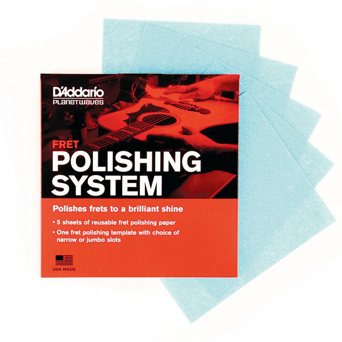 D'Addario PW-FRP Fret Polishing System, Båndpolering (5 stk)