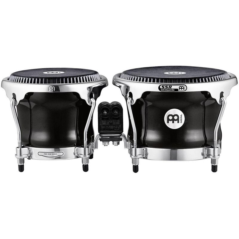 Meinl FFBR400BK Fibercraft Bongotrommer Svart, Remo svart skinn