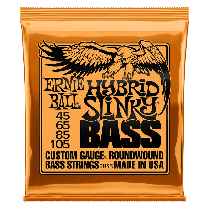 Hovedbilde Ernie Ball 2833 Hybrid Slinky strenger elbass 4-strengs, 045-105