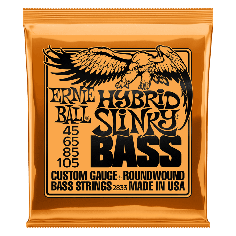 Ernie Ball 2833 Hybrid Slinky strenger elbass 4-strengs, 045-105