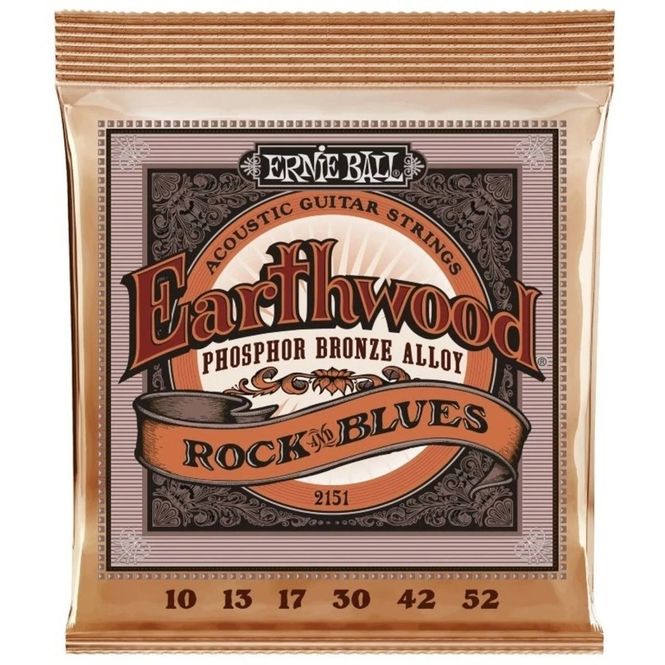 Hovedbilde Ernie Ball 2151 Earthwood Phosphor Bronze 10-52 Strenger akustisk gitar
