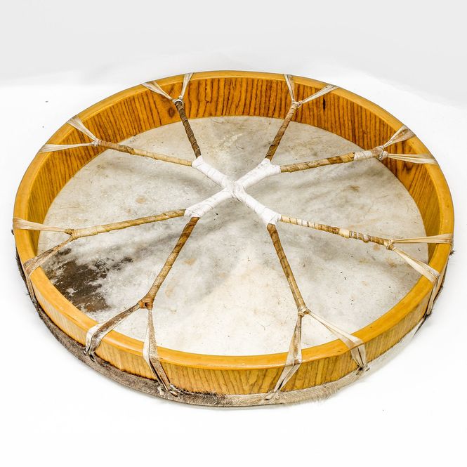Hovedbilde Sjamantromme med geitepels 50 cm